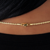 Rope Necklace in Yellow Gold - 2mm