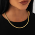 Miami Cuban Necklace in Yellow Gold - 5mm