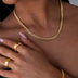 Miami Cuban Necklace in Yellow Gold - 5mm