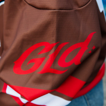 GLD Brown and Red Hockey Jersey