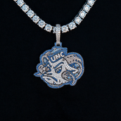 University of North Carolina Tar Heels Official NCAA Mascot Pendant