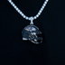 Colgante de casco de los Baltimore Ravens 2025 - Oro blanco