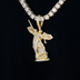 Saint Michael Pendant - Yellow Gold