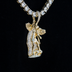 Saint Michael Pendant - Yellow Gold