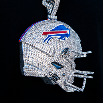 Colgante gigante del casco oficial de la NFL de los Buffalo Bills