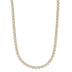 Collar de tenis de moissanita agrupada de 6 mm para mujer en vermeil de oro amarillo