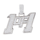 Moissanite 1of1 Pendant in Sterling Silver