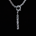 Dallas Cowboys Official NFL Wordmark Logo Clip On Pendant in White Gold