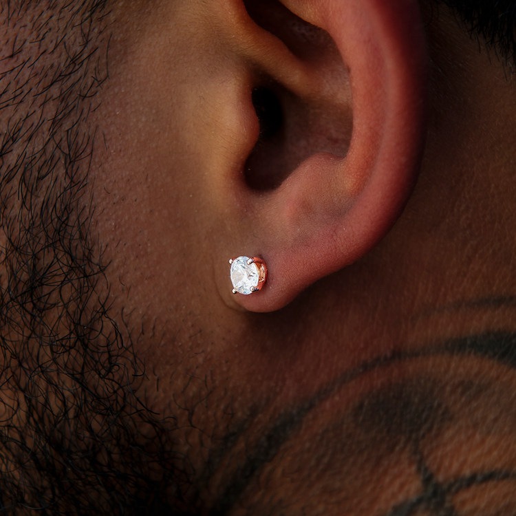 5MM Round Cut Diamond | Everyday Rose Gold Style
