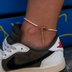 Tobillera de tenis micro en oro rosa