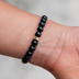Pulsera de cuentas de oso en oro amarillo