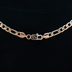 Figaro Necklace in Rose Gold- 6mm