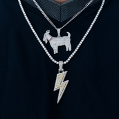 Choose 2 Chains + 2 Pendants - White Gold