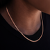 South Beach Cuban™ Necklace in Rose Gold- 3mm