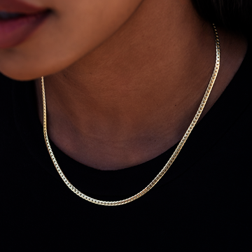 South Beach Cuban™ Necklace in Yellow Gold - 3mm