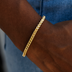 Franco Bracelet in Yellow Gold- 3mm