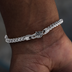 Franco Bracelet in White Gold- 3mm