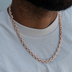 Cadena micro Valentina en oro rosa