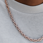 Micro Valentina Chain in Rose Gold
