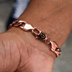 Figaro Chain Bracelet in Rose Gold- 9mm