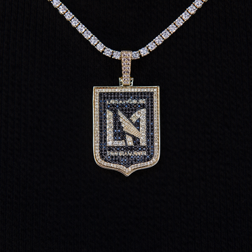 Los Angeles FC Official MLS Logo Pendant in Yellow Gold