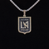 Los Angeles FC Official MLS Logo Pendant in Yellow Gold