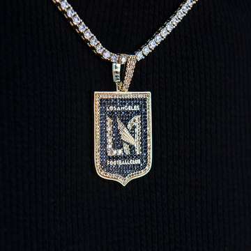 Los Angeles FC Official MLS Logo Pendant in Yellow Gold