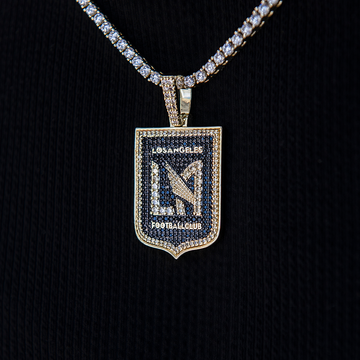 Los Angeles FC Official MLS Logo Pendant in Yellow Gold
