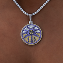 Los Angeles Sparks Official WNBA Logo Pendant in White Gold