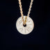Weight Plate Pendant in Yellow Gold