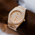 42 MM Totalmente Cubierto Dial Árabe Alpha Era® en Oro