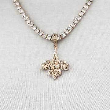 New Orleans Saints Official NFL Micro Logo Pendant