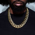 Miami Cuban Chain in Yellow Gold - 25mm