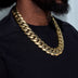 Miami Cuban Chain in Yellow Gold - 25mm