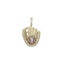 Iced Baseball Pendant