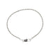 Pulsera de cadena de cuerda de plata de ley - 2 mm