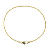 Rope Chain Bracelet in Yellow Gold Vermeil - 2mm