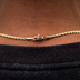 Iced Baseball Pendant + 2mm Rope Chain Bundle In Yellow Gold