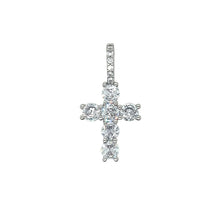 Iced Micro Round Cross