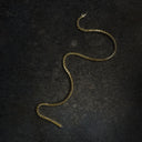 GLD X Bloody Osiris Iced Canary 3mm Diamond Tennis Chain in Yellow Gold Vermeil