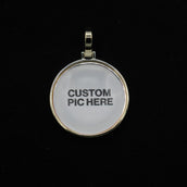 3D Photo Pendant - Simple Circle