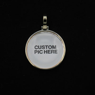 3D Photo Pendant - Simple Circle