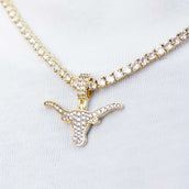 Texas Longhorns Official NCAA Micro Logo Pendant