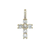 Iced Micro Round Cross