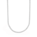 Moissanite Diamond Tennis Chain in Sterling Silver- 3mm