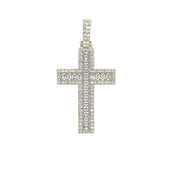 Diamond Baguette Cross