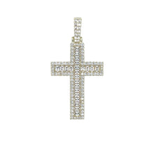 Diamond Baguette Cross
