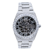 42MM Iced Moissanite Alpha Era® Luminous Skeleton 316