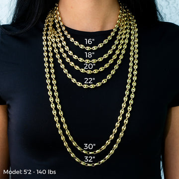 Valentina Necklace + Bracelet + Hoop Bundle in Yellow Gold