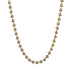 Moon Cut Ball Chain in Solid Gold - 4mm